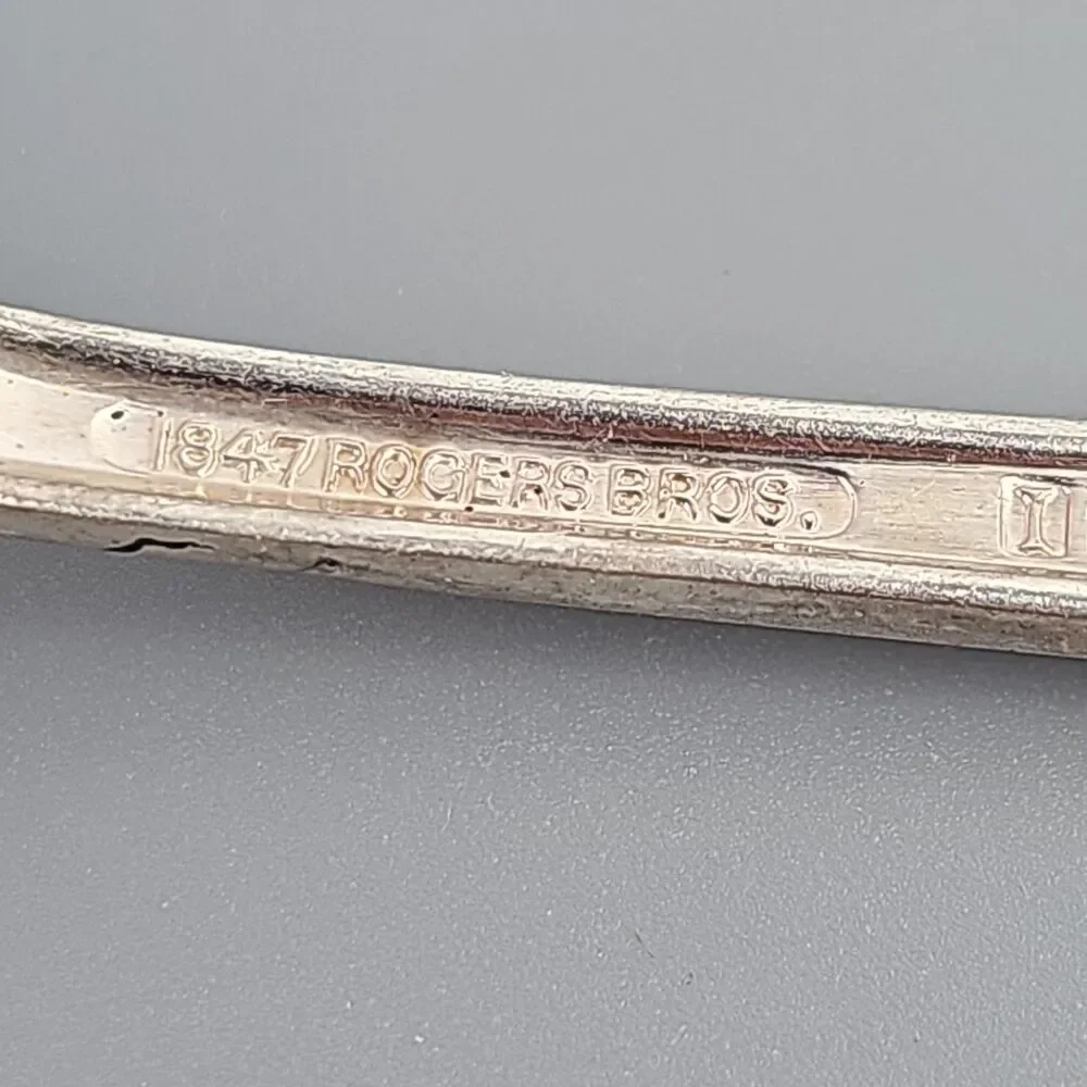 6  Vintage 1847 Rogers Bros IS Silverware Eternally Yours Flatware 6 inch Spoon